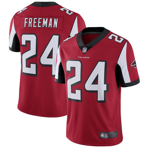 Atlanta Falcons Limited Red Men Devonta Freeman Home Jersey NFL Football #24 Vapor Untouchable->youth nfl jersey->Youth Jersey